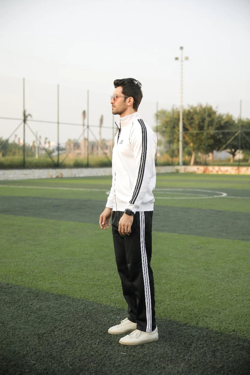 Adi Premium Tracksuit-BlackWhite